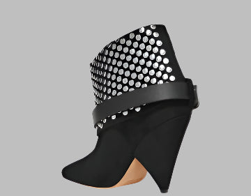 "She's Got the Look" Suede Studded Booties