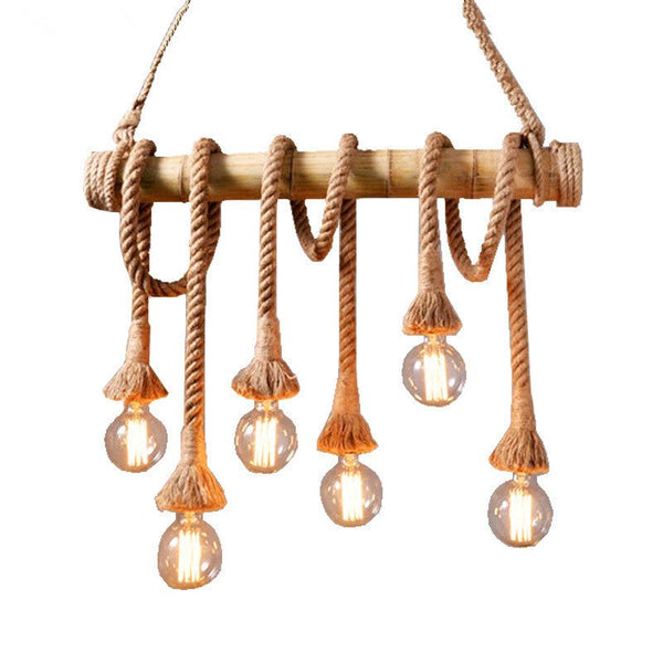 Afterglow Hemp Rope Ceiling Light