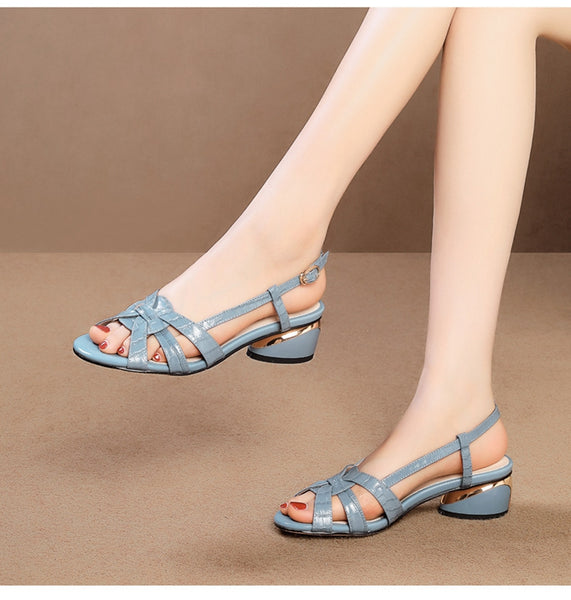 Summer new leather sandals